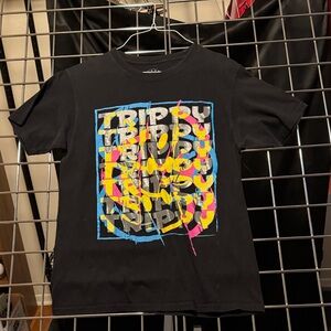 Black Graphic Kids T-Shirt